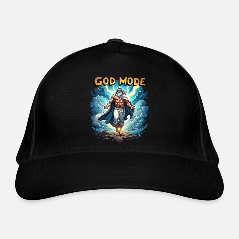God Mode - Zeus in the Clouds Organic Baseball Cap