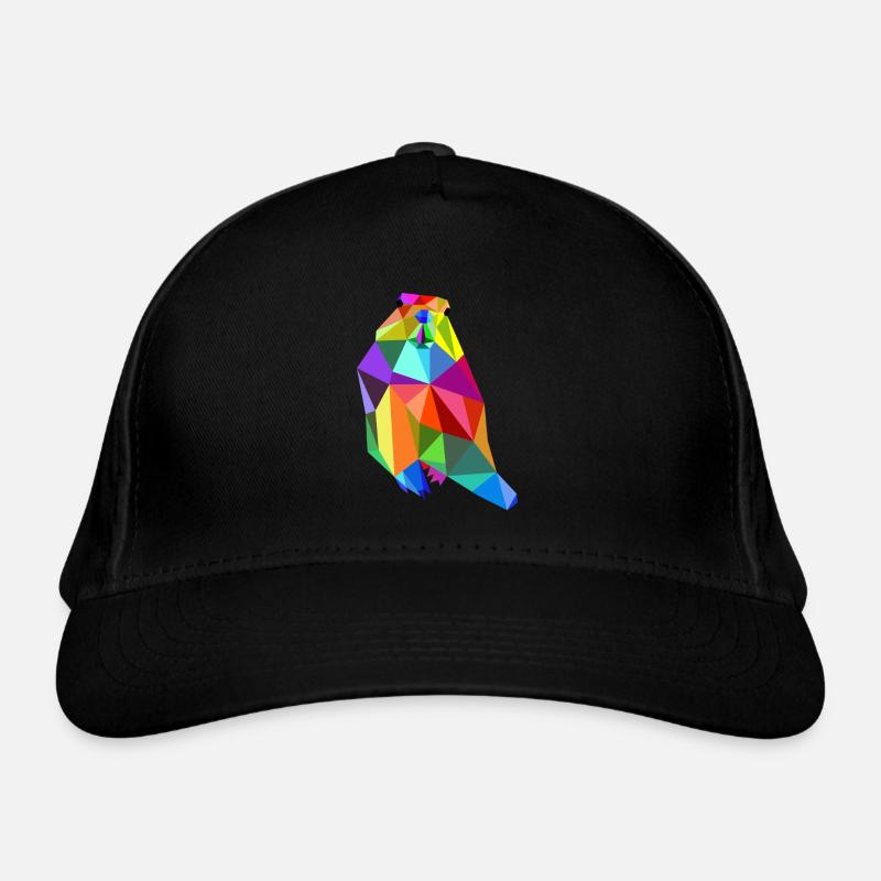 Marmot Beaver Rainbow Animals Polygon Organic Baseball Cap