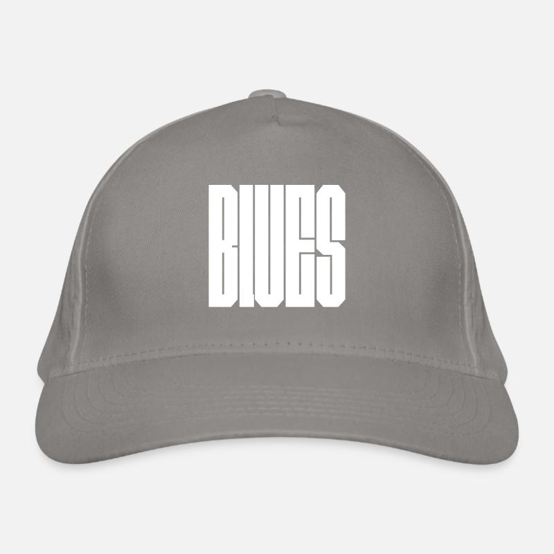Blaues auffälliges Logo-Design Bio-Baseballkappe