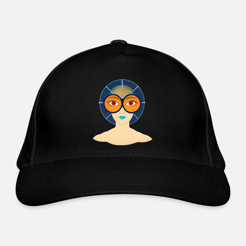 FREE YOUR MIND #2 - nice people - Organic Baseball Cap - black