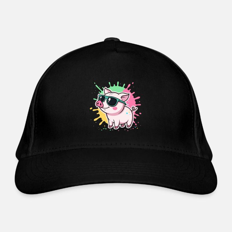 Warm Pig Sonnenbrille Bio-Baseballkappe