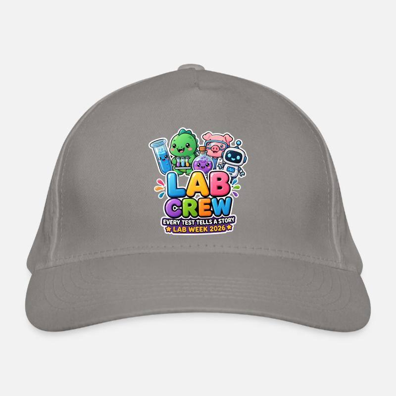 Lab Crew 2026: Comic Strip Lab Team Bio-Baseballkappe