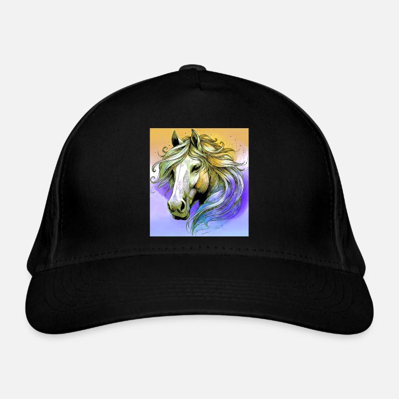horse Organic Baseball Cap
