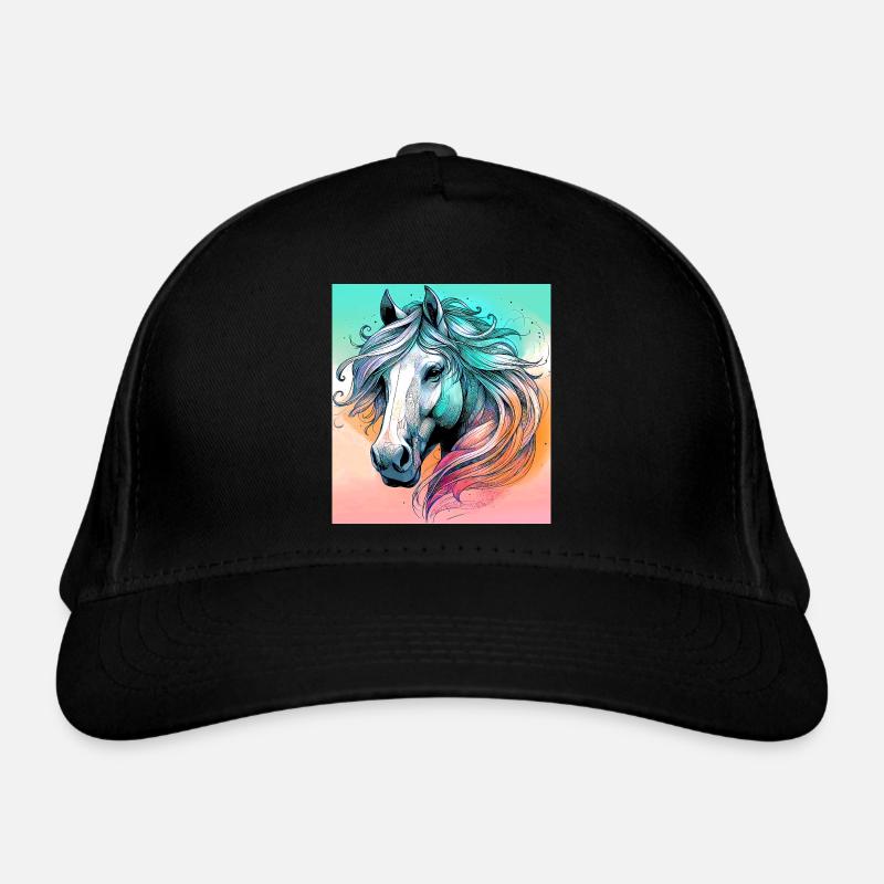 horse Organic Baseball Cap