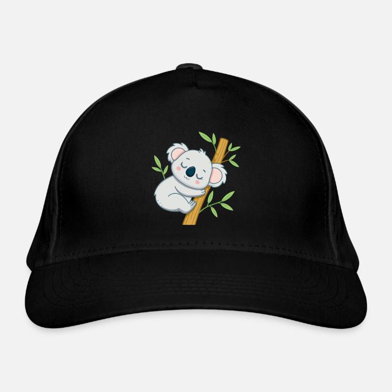 Koala dormeur sur branche Casquette classique bio