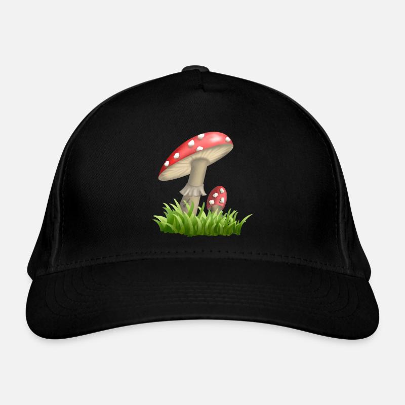 Toadstools Organic Baseball Cap