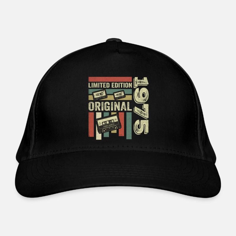 Vintage 1975 - Retro Geburtstagsspruch 1975 Bio-Baseballkappe