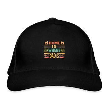 Father's Day - Organic Baseball Cap - black - Front