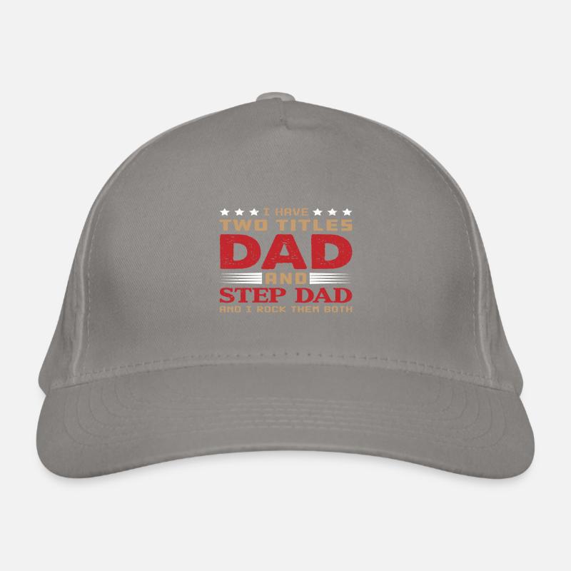 stepfather Papa Organic Baseball Cap