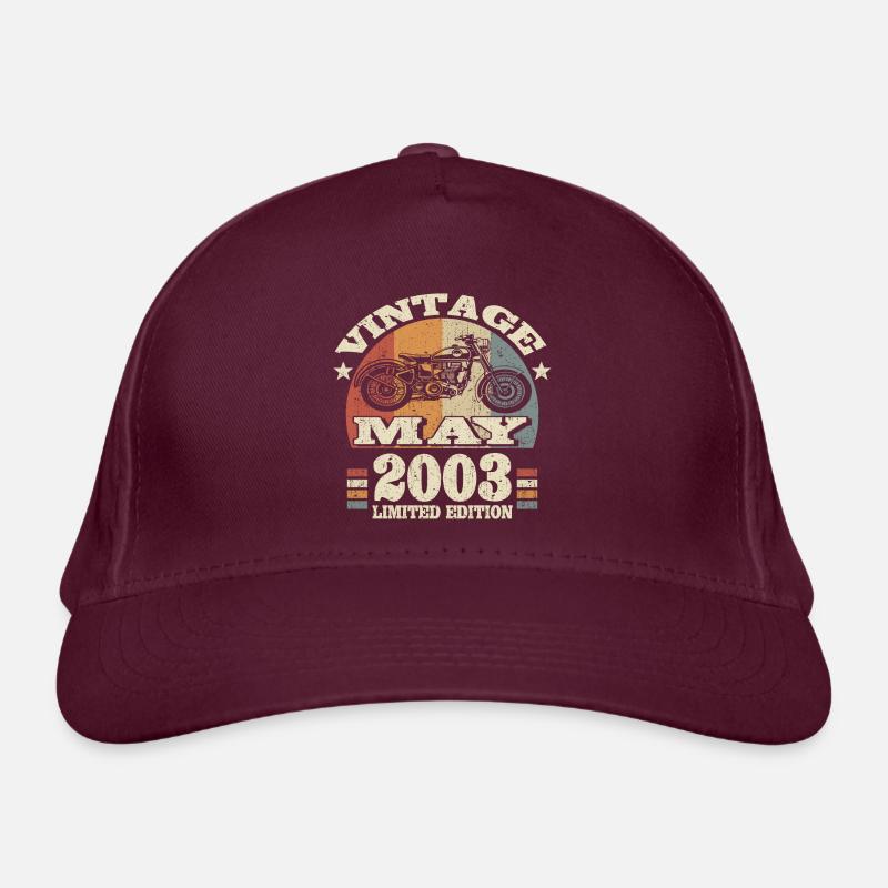 Né en mai 2003 - 20 ans Casquette classique bio