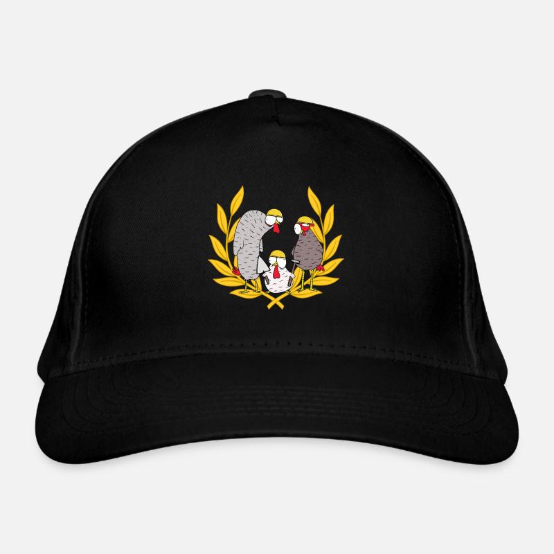 Construction Site Builder Deployment Team Mason Chickens Job Organic Baseball Cap