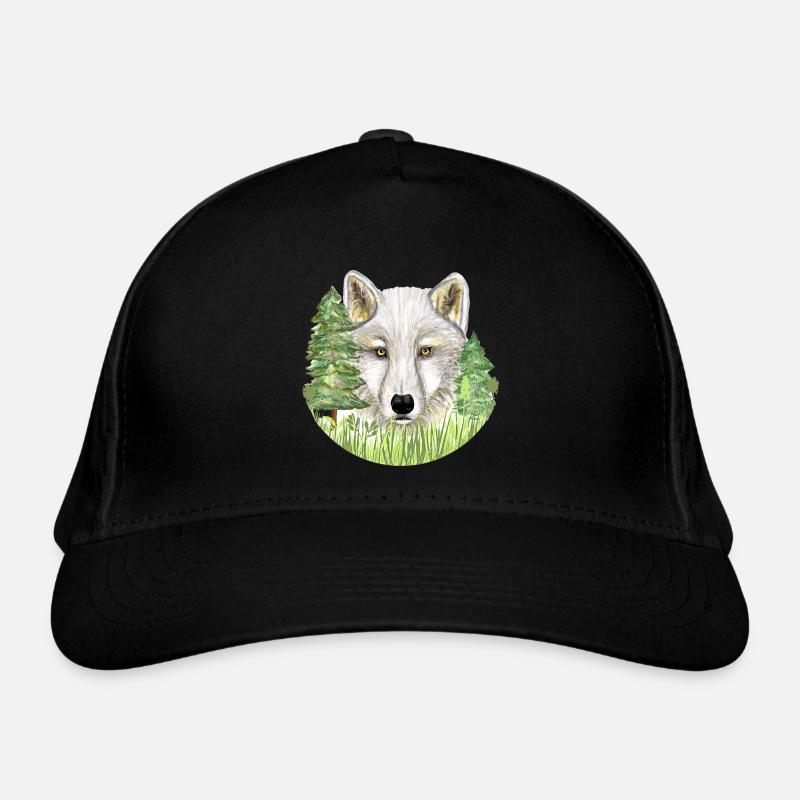 Wolf Organic Baseball Cap