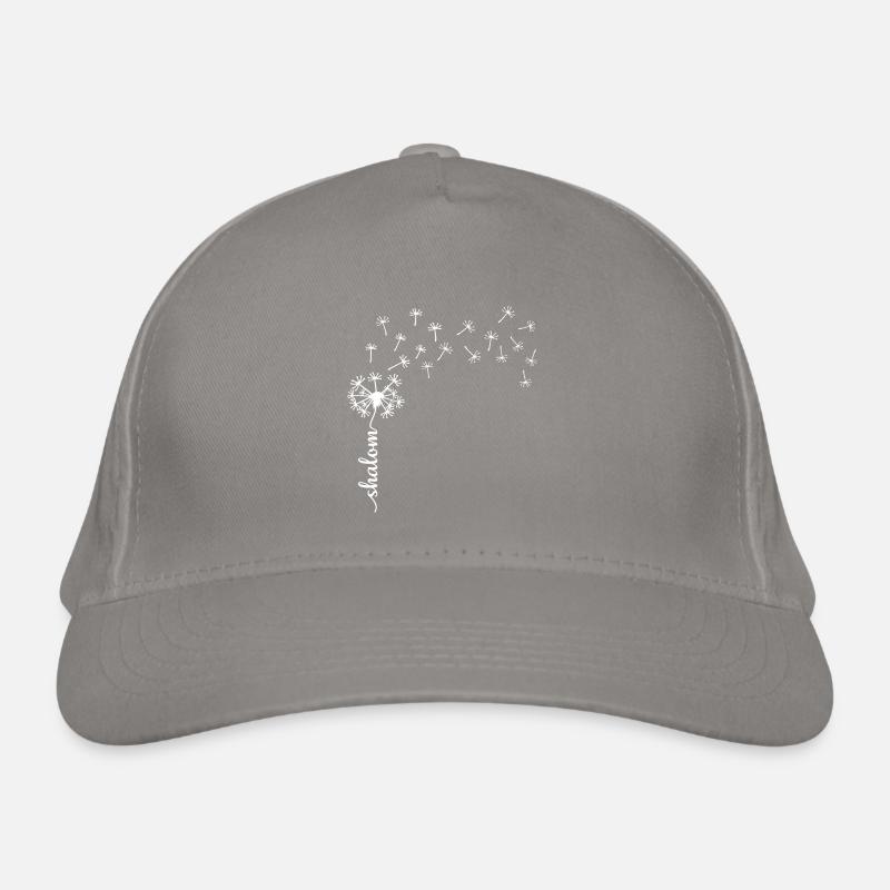 Shalom Dandelion design Organic Baseball Cap