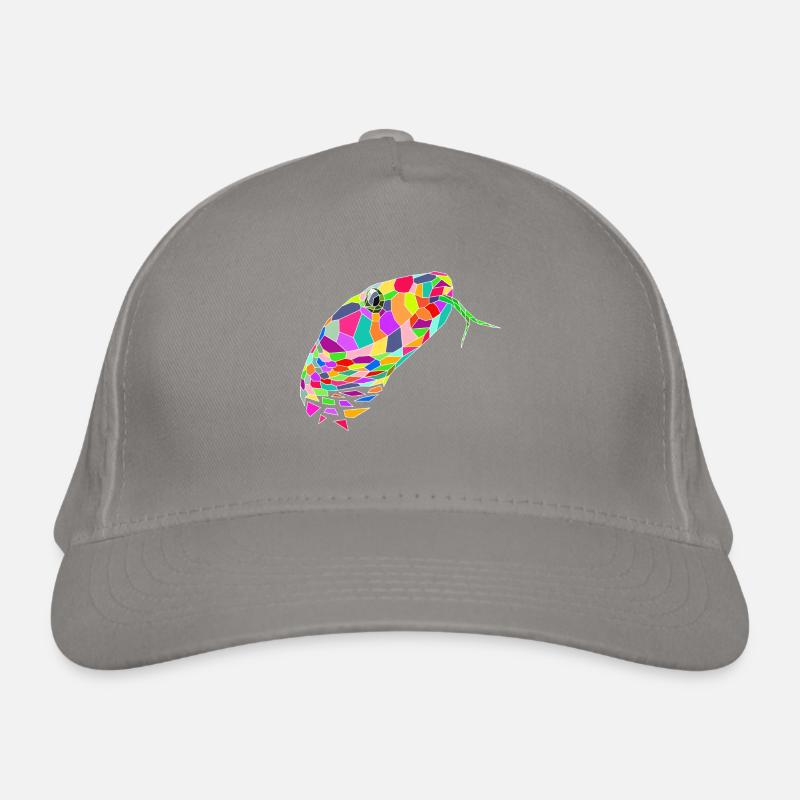 Serpent coloré Casquette classique bio