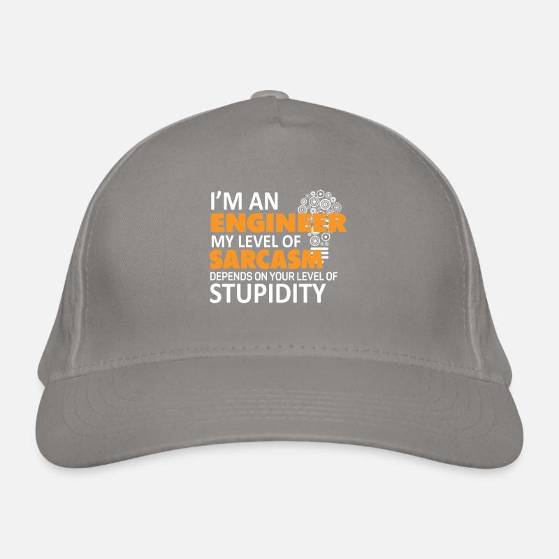 Engineer saying Organic Baseball Cap