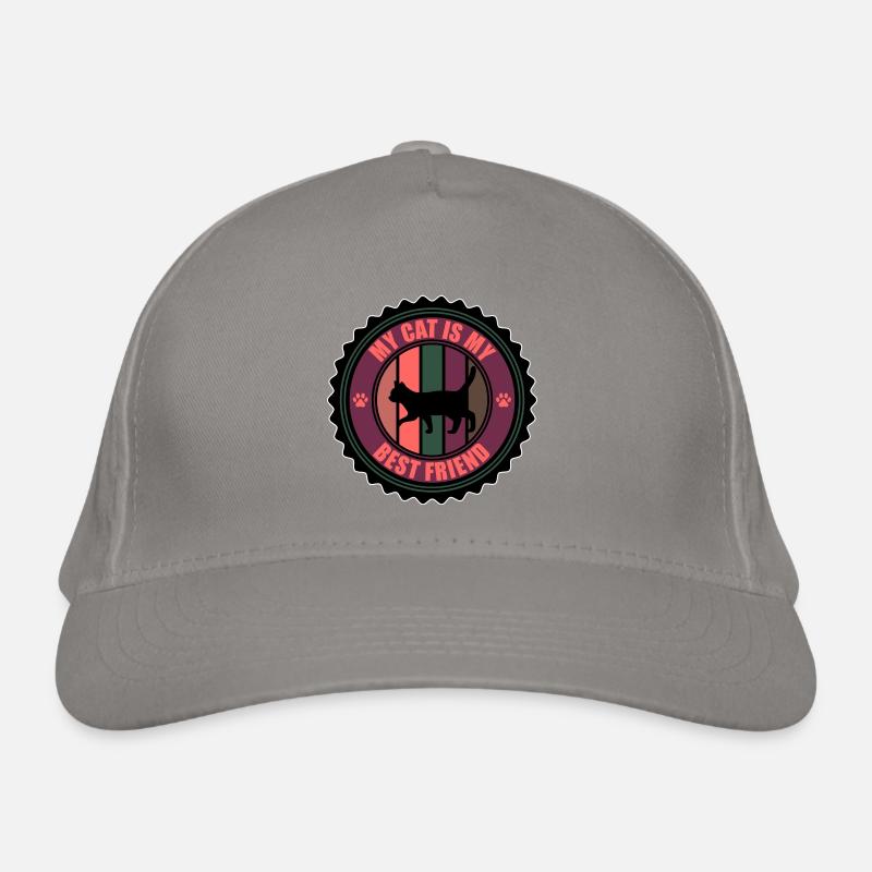 Cat Organic Baseball Cap