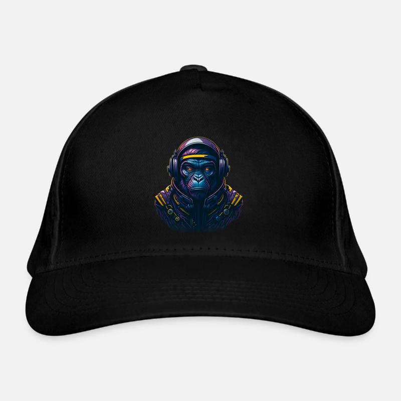 Gorilla Astronaut Affe Bio-Baseballkappe
