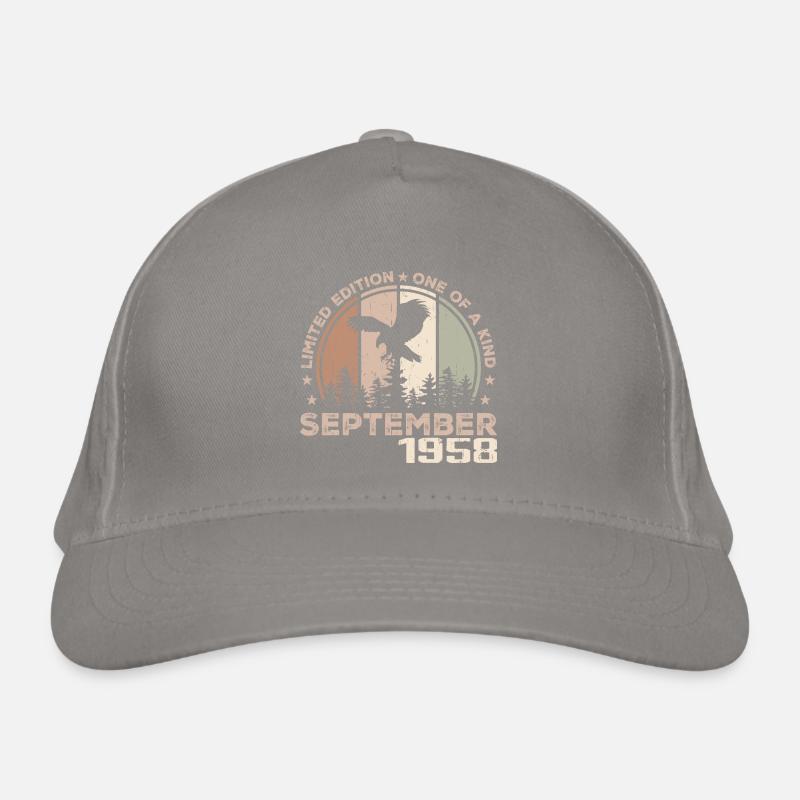 Incomparable depuis septembre 1958 66 Anniversaire Casquette classique bio