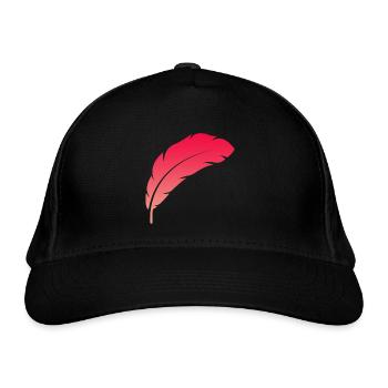 Feather Feeling #2 - Bio-Baseballkappe - Schwarz - Vorne
