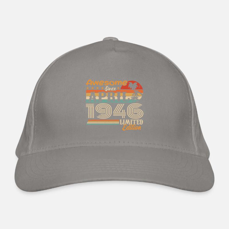 Les légendes sont nées en avril 1946 Casquette classique bio
