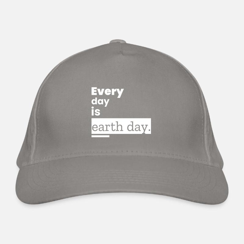 every day is earth day Organic Baseball Cap