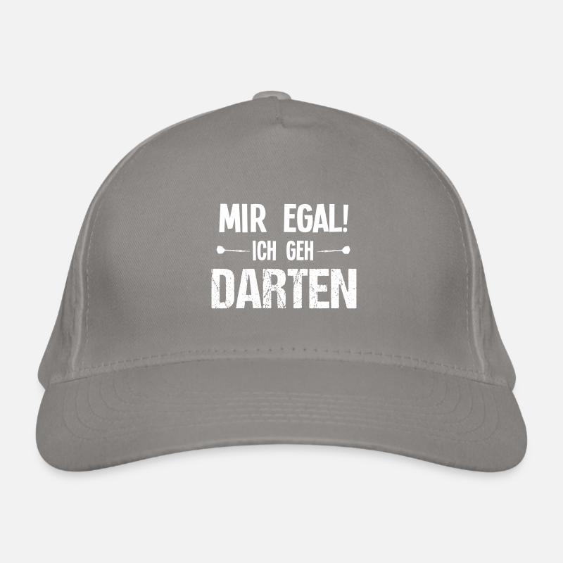 Dartspieler Geschenk Dart Mir Egal Ich Geh Darten Bio-Baseballkappe