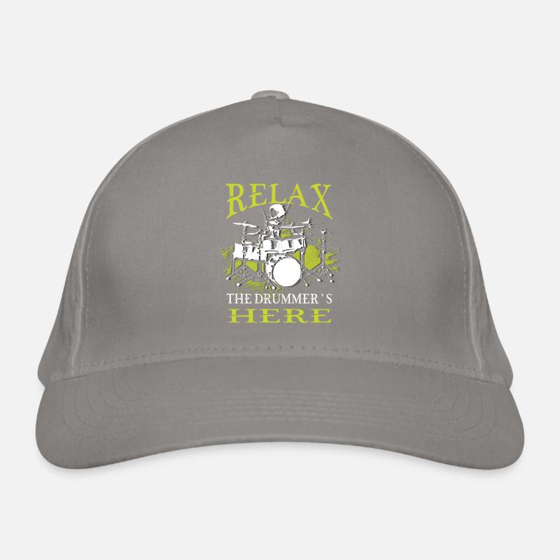 Relax, the drummer's here Organic Baseball Cap