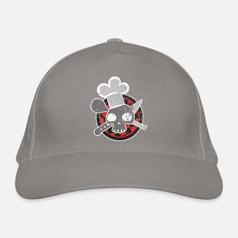 cook_skull_dd_used Organic Baseball Cap