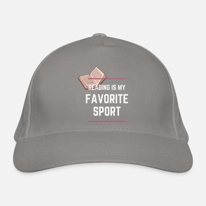 La lecture est mon sport préféré Casquette classique bio