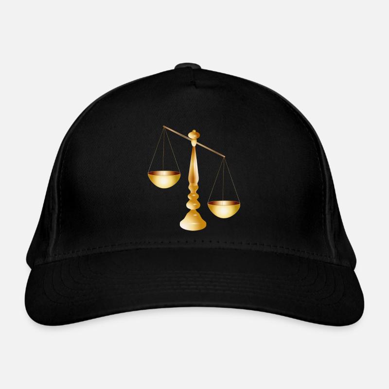 two scales on a beam with stand Organic Baseball Cap