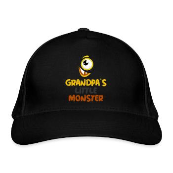 Grandpa's little monster - Casquette classique bio - noir - Devant