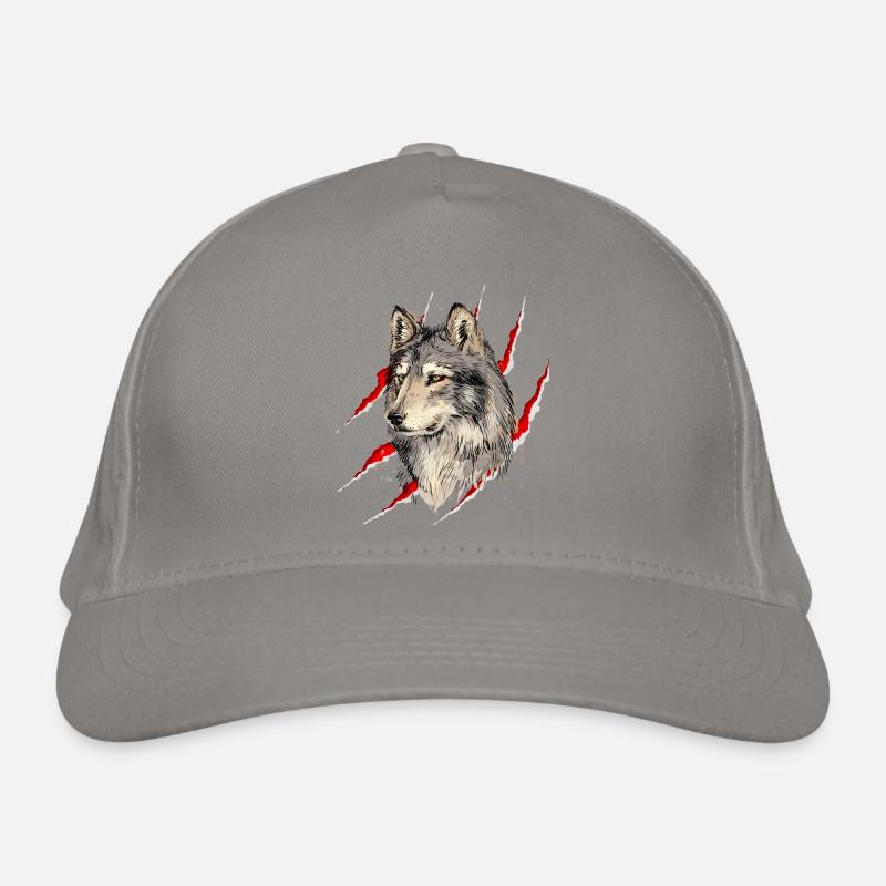 Wolf Organic Baseball Cap