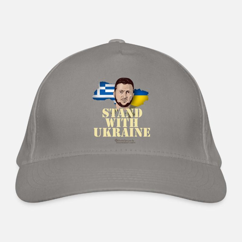 Zelensky, Ukraine, Greece Organic Baseball Cap