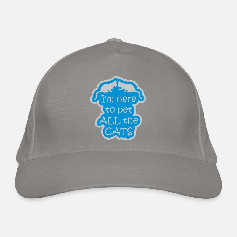 Pet All The Cats Organic Baseball Cap
