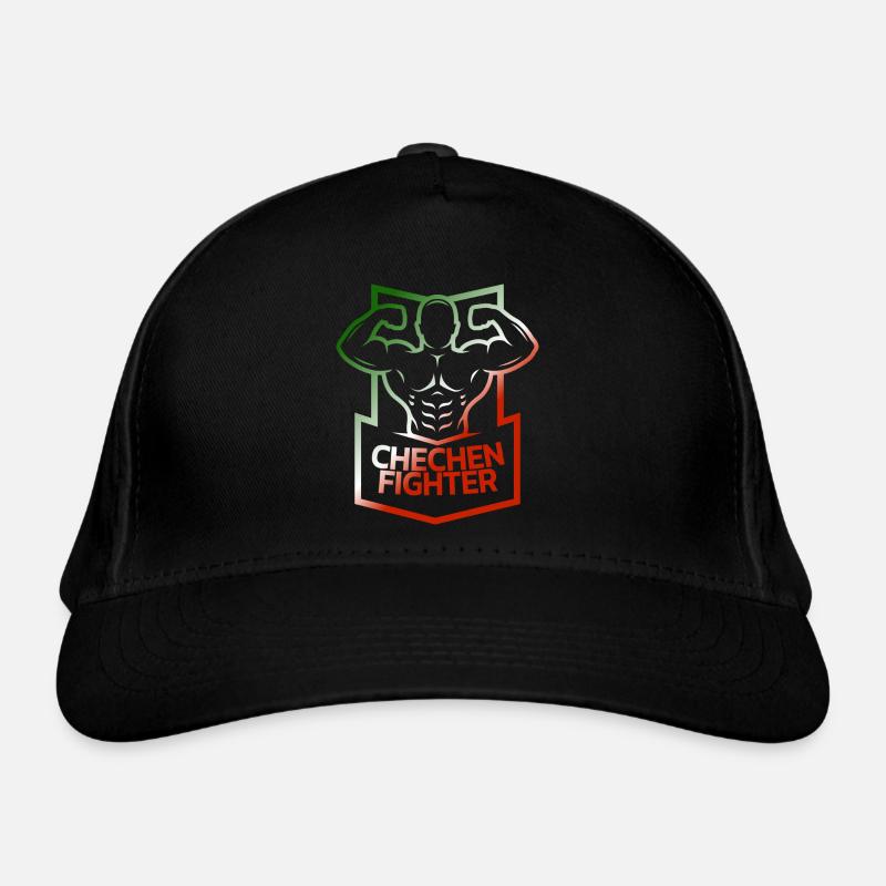 Tschetschene Fighter Kämpfer Chechen Chechnya Organic Baseball Cap