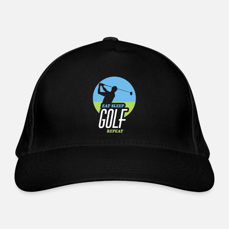 Eating, Sleeping, Golfing, Repeating Organic Baseball Cap
