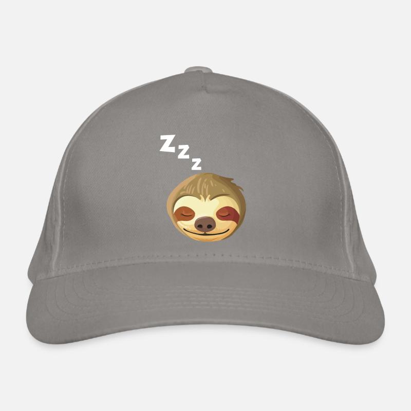 Visage paresseux endormi Casquette classique bio
