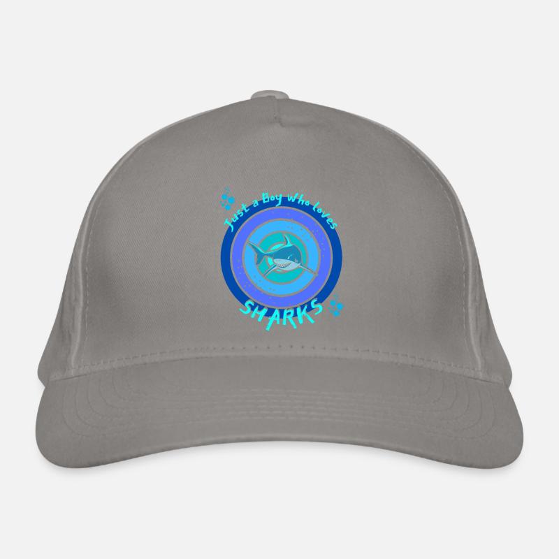 Juste un garçon qui aime les requins. Requin Casquette classique bio