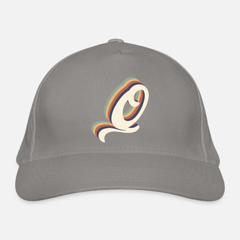 Buchstabe Q Bio-Baseballkappe