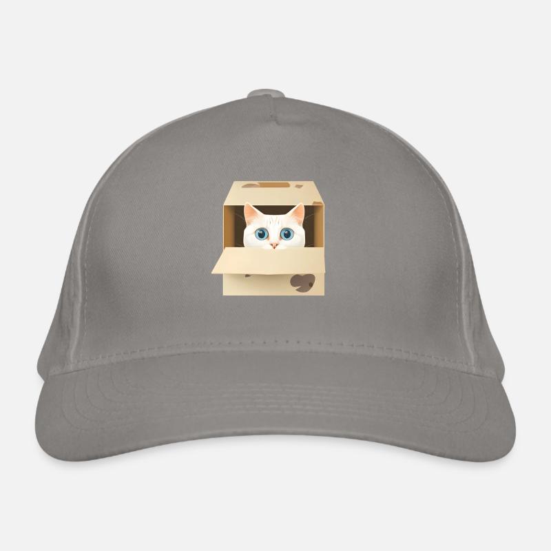 Zerbrechliche Katze Bio-Baseballkappe