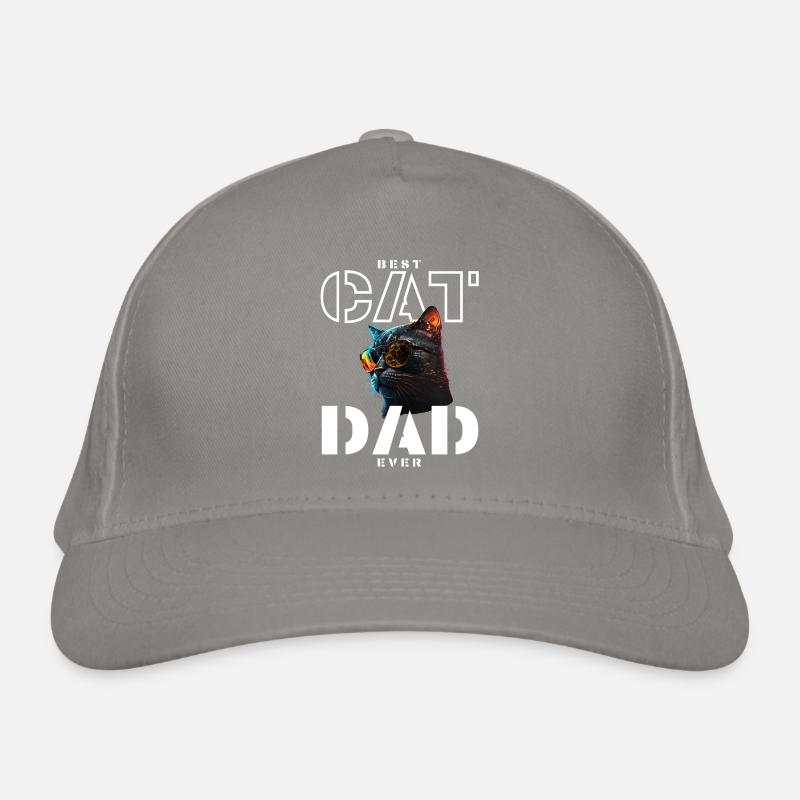 Daddy cat Organic Baseball Cap