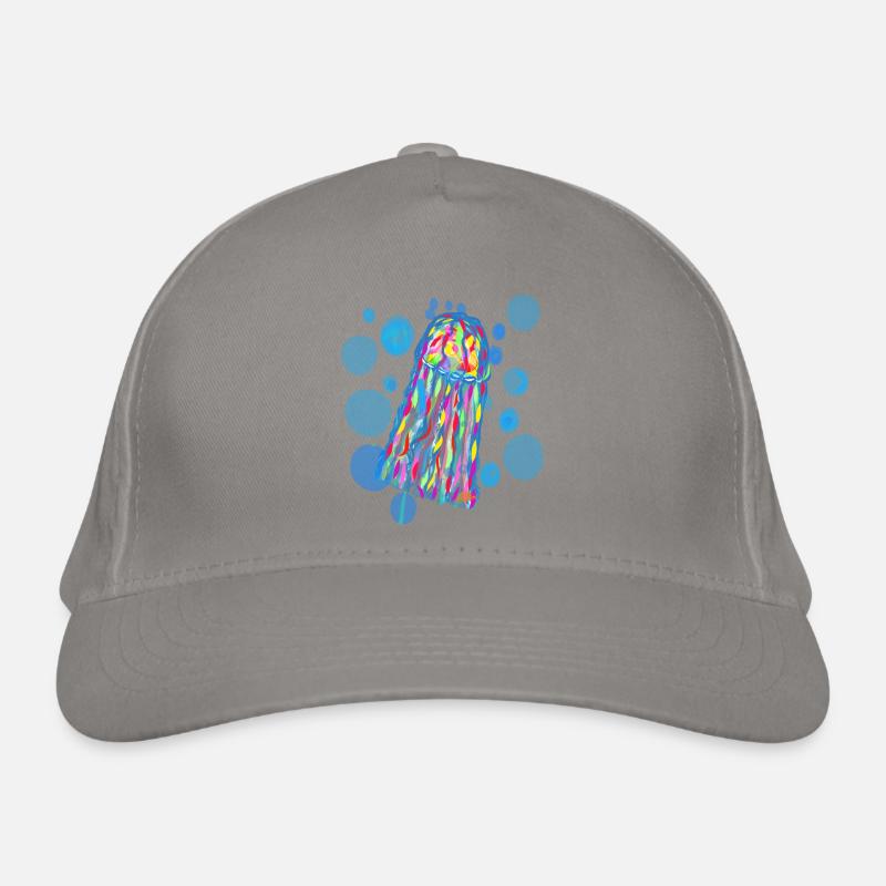 Méduses colorées Casquette classique bio