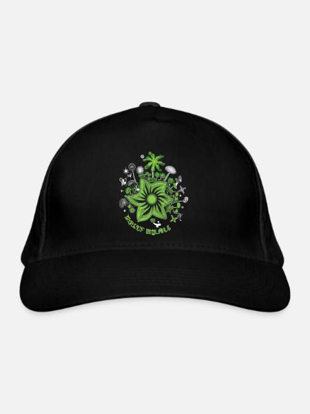 Vision durable - Casquette classique bio - noir - Devant