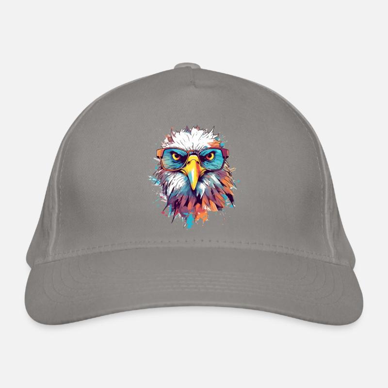 Basilikum der Adler Bio-Baseballkappe