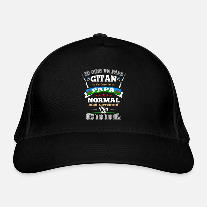 Papa Gitan, Cadeau Père Manouche Casquette classique bio