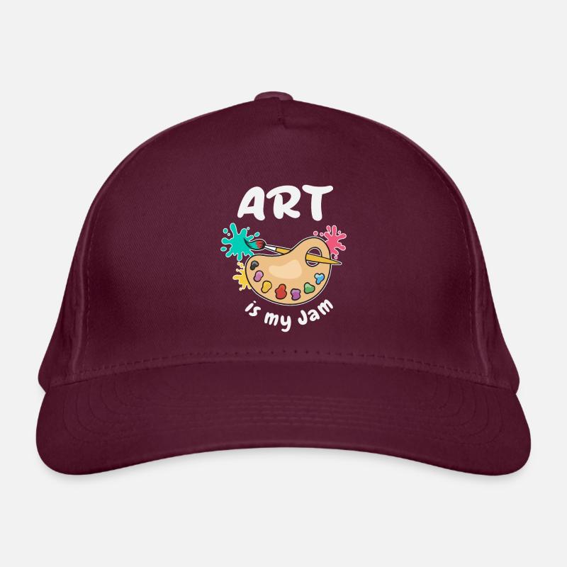 Art Is My Jam Organic Baseball Cap
