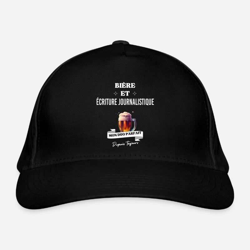 Bière Mon duo parfait et écriture journalistique Casquette classique bio