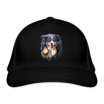 Berner Sennenhund - Bio-Baseballkappe - Schwarz - Vorne
