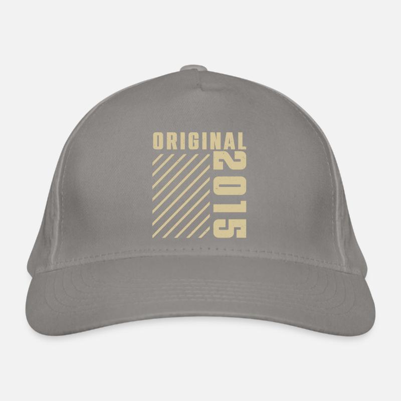 Original 2015 Authentic 2015 Vintage Bursdag Casquette classique bio