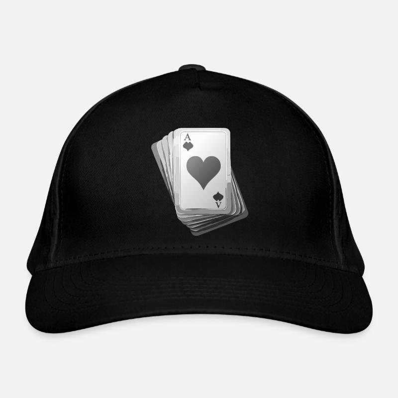 Cards black/white Bio-Baseballkappe